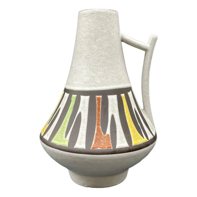 Ceramic Vase with Handle by Egon Klein for Jopeko, 1950s For Sale