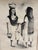 Rare Vintage 1040s Limited Edition Francisco Dosamantes Lithograph of Fishwives at the Market For Sale In Sacramento - Image 6 of 9