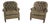 Pair Hancock & Moore Suede Lounge Chairs For Sale