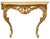 Mid 20th Century Mid-Century French Louis XiV Style Carved Pine Console Table W/ Pink Marble Top For Sale - Image 5 of 11
