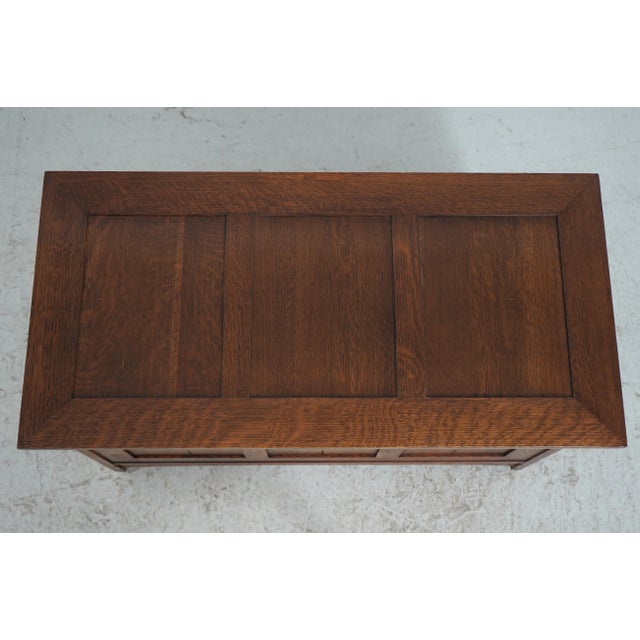 Wood Stickley Mission Oak Blanket Chest For Sale - Image 7 of 18