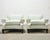Modern Pair of A. Rudin 619 Modern Ebonized Ming Style Lounge Chairs For Sale - Image 3 of 18