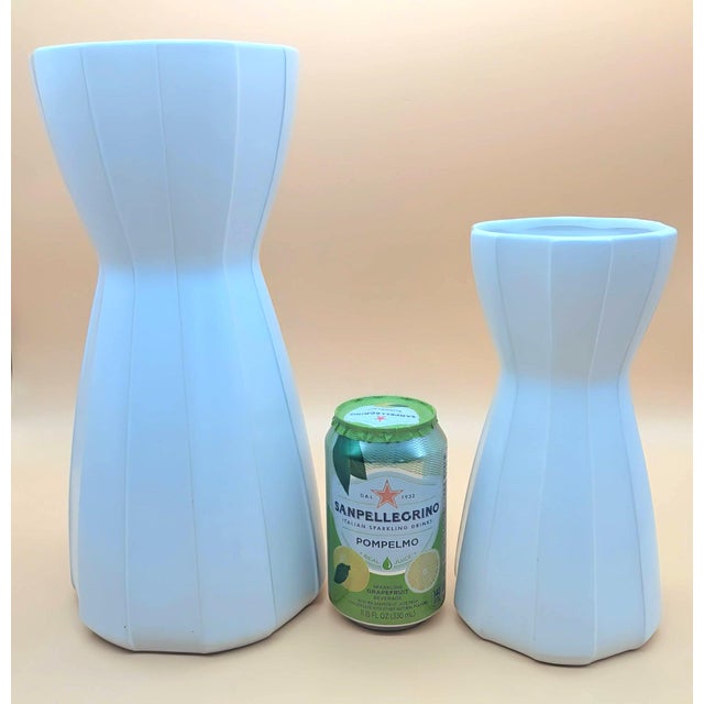 Ceramic 1990s Jonathan Adler "Raya" Ceramic Vases Designed for Umbra, Set of 2 For Sale - Image 7 of 10