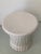 White Glazed Ceramic Garden Seat For Sale - Image 4 of 10