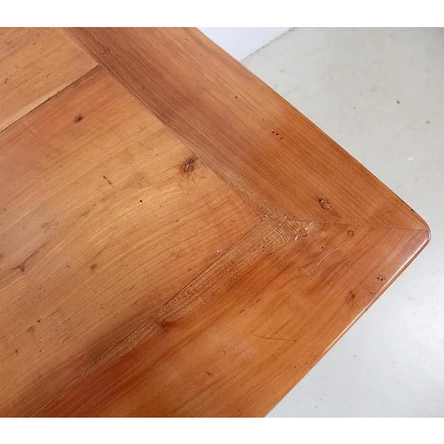 Wood Rectangular Table in Solid Wood, Late 18th Century For Sale - Image 7 of 18