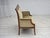 Wood Danish 2-Seater Highback Sofa in Furniture Velour and Lacquered Teak Wood, 1950s For Sale - Image 7 of 18