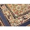1870s Tan Camel Medallion Antique French Needlepoint Rug 11' X 11' Flatweave Wool Silk Carpet For Sale - Image 10 of 11
