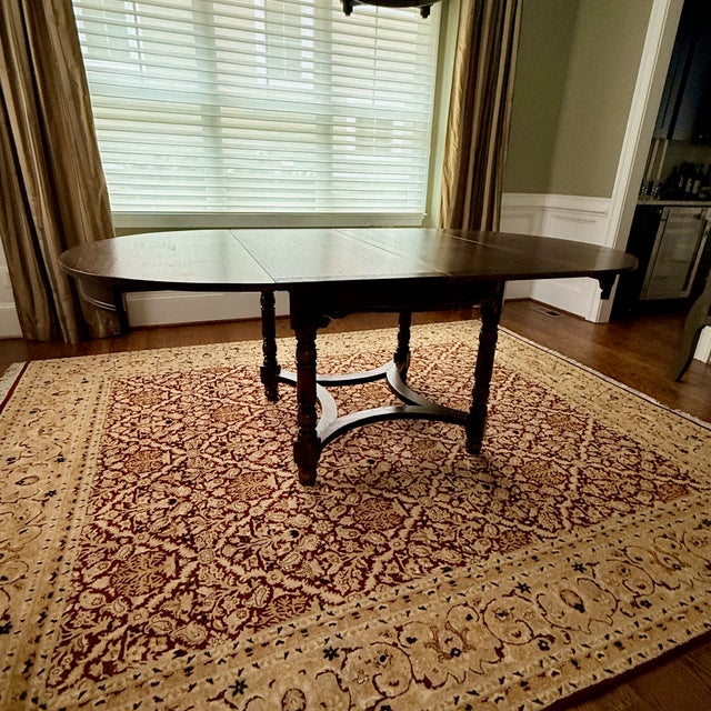 Antique Belgian Dining Table Circa 1900 For Sale - Image 4 of 12