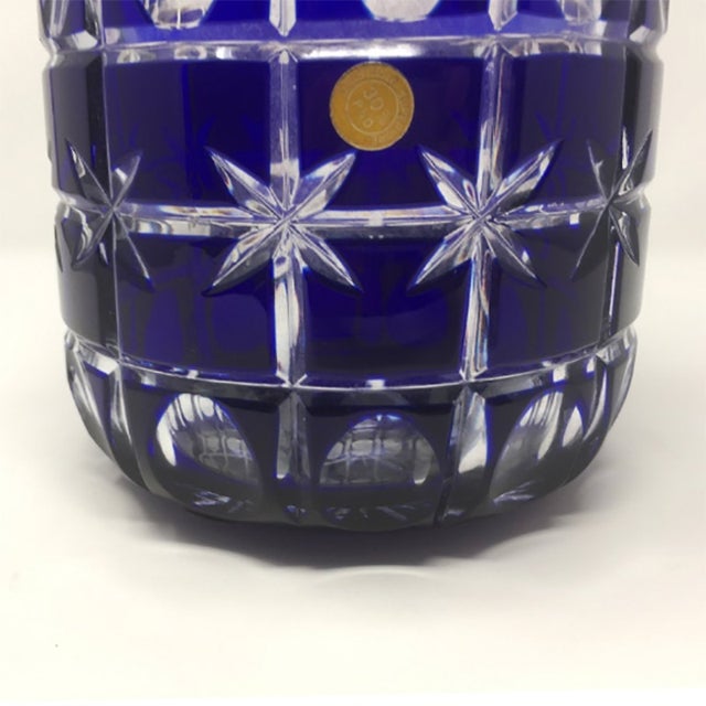Vintage Italian Blue Vase by Creart, 1960s For Sale - Image 3 of 7