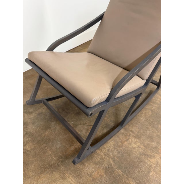 Late 20th Century Rocking Lounge Chair by Pierre Paulin for Ligne Roset For Sale - Image 9 of 13