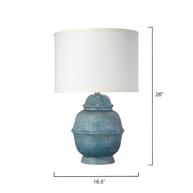 Contemporary Jamie Young Kaya Ceramic Table Lamp For Sale - Image 3 of 5