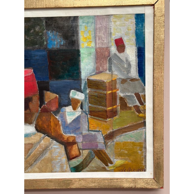 Olle Von Schewen, På gatan i Tetuan, Oil on Canvas For Sale - Image 11 of 18
