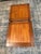Pair #2 A beautifully restored pair of vintage Heritage-Henredon tables, featuring richly figured wood tops framed by...