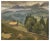 Edoardo de Grada, Paysage des Alpes Suisse, 1923, Oil on Canvas Mounted on Cardboard, Framed For Sale