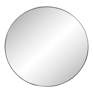 Minimalist Circular Wall Mirror For Sale