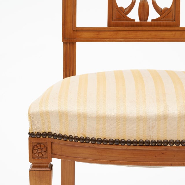 Directoire Antique French Dining Chairs For Sale In Austin - Image 6 of 9