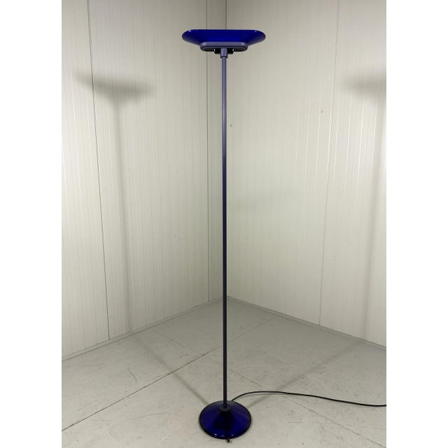 1970s Floor lamp Jill A380 in Blue by Arteluce Italy, 1970s For Sale - Image 5 of 18