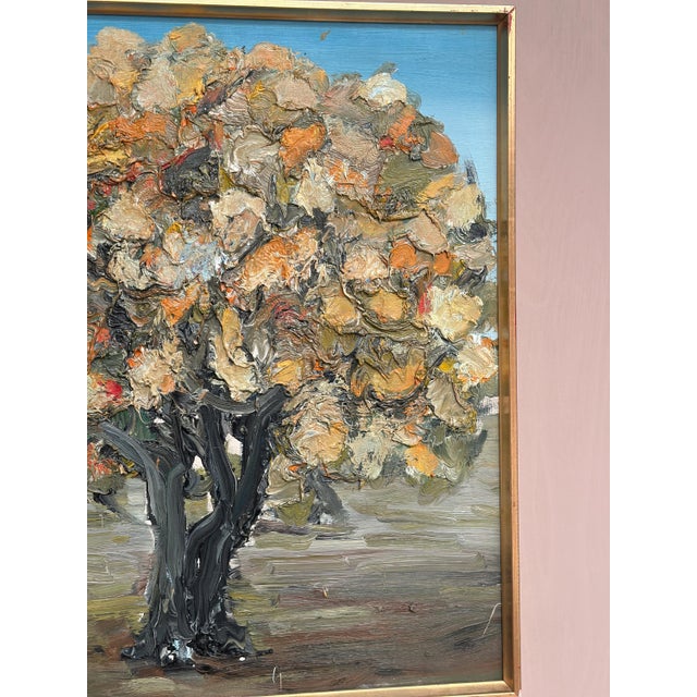 Nils Olsson, Chestnut Tree in Bloom, 1950s, Oil Painting on Canvas, Framed For Sale - Image 10 of 18