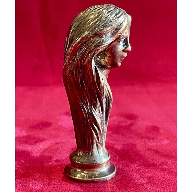 Art Nouveau Bronze Sealing Seal For Sale - Image 3 of 10
