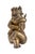 Brutalist Modern Brutalist Fashionista Hippopotamus Cast Metal Sculpture Signed g.g. 1973 For Sale - Image 3 of 6