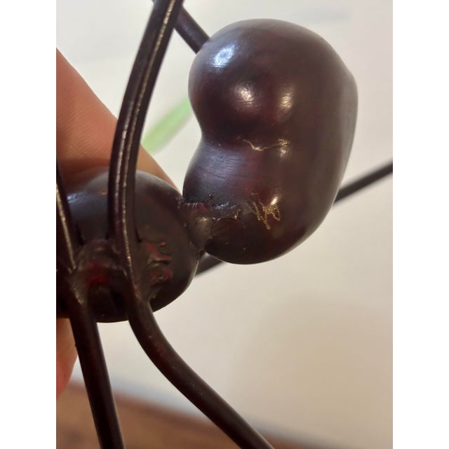 Metal Metal Ant Sculpture Carrying Leaf by Gerardo Fernandez For Sale - Image 7 of 8