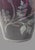Art Nouveau Antique Amethyst Purple Glass Vase Sterling Silver Overlay Peacock 10.5” For Sale - Image 3 of 8