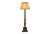 Tall Vintage Brass Table Lamp with Green Lacquered Column, 1950s For Sale - Image 9 of 9