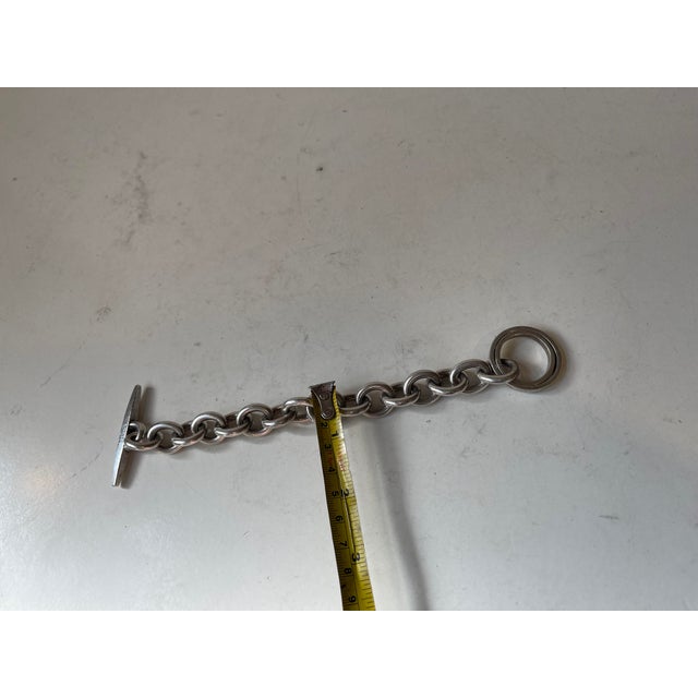 Vintage Danish Sterling Silver Bracelet in the style of Georg Jensen, 1970s For Sale - Image 11 of 12