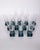 Vintage Italian Blue Crystal Glasses, 1970s, Set of 12 For Sale - Image 3 of 9