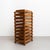 Wooden chest with 10 drawers. Manufactured after a design of Gerrit Rietveld, circa 1970 In good original condition with...