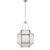 Suzanne Kasler for Visual Comfort Signature Morris Small Lantern in Polished Nickel with Frosted Glass For Sale