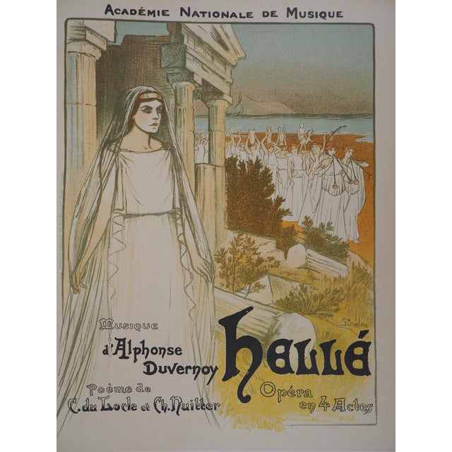Théophile Alexandre Steinlen, Hellé, 1895, Original Lithograph For Sale - Image 8 of 10