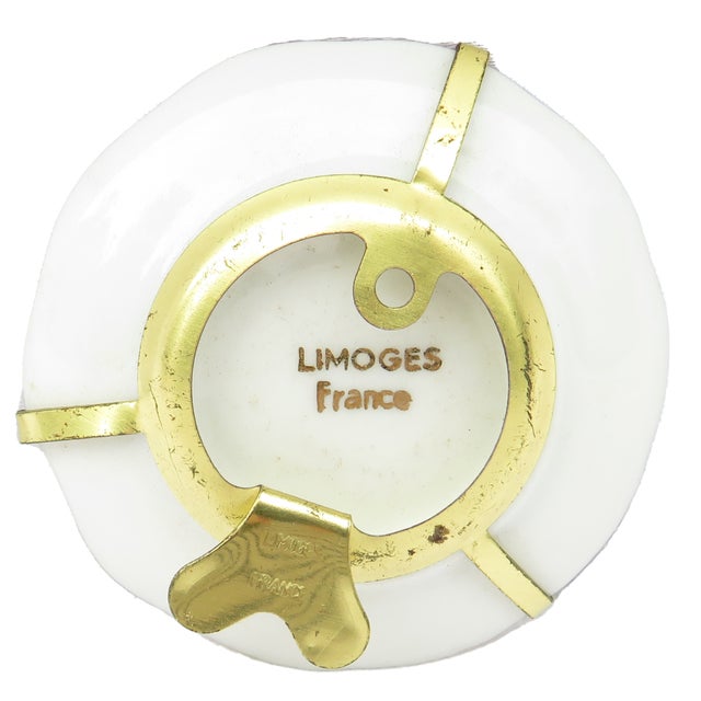 Mid 20th Century Petite Paris Limoges Porcelain Souvenir Plates, Pair For Sale - Image 5 of 7