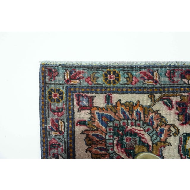 Persian 1970s Vintage Persian Handmade Wool 10x13 Red Area Rug For Sale - Image 3 of 11