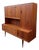 Mid-Century Teak Highboard with Integrated Handles from Alfred Cox For Sale