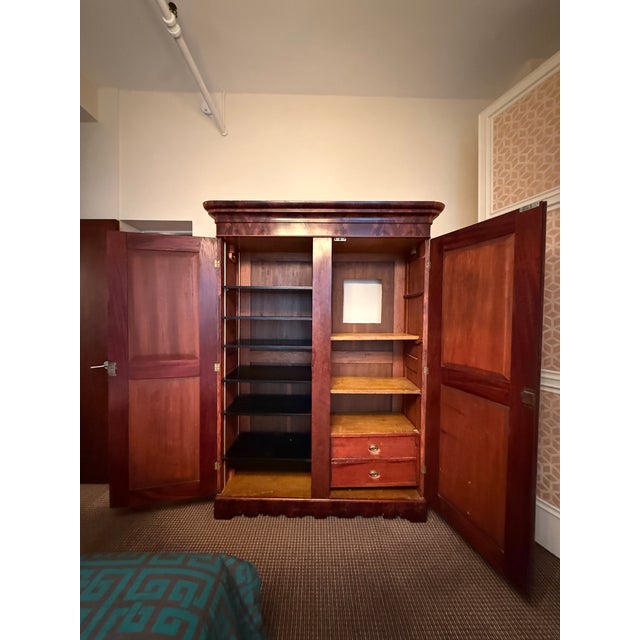 Mid 19th Century Biedermeir Wood Armoire For Sale - Image 14 of 18