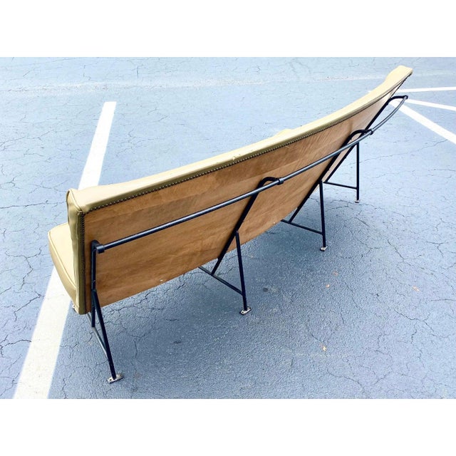 Olive Midcentury Gettysburg University Hatter Planetarium Benched Seating For Sale - Image 8 of 11