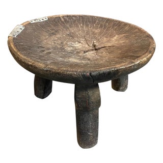 Antique African Stool, Side Table or Bowl For Sale