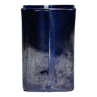 Murano Art Glass Vase Scolpiti by Toni Zuccheri for Venini 1967 For Sale