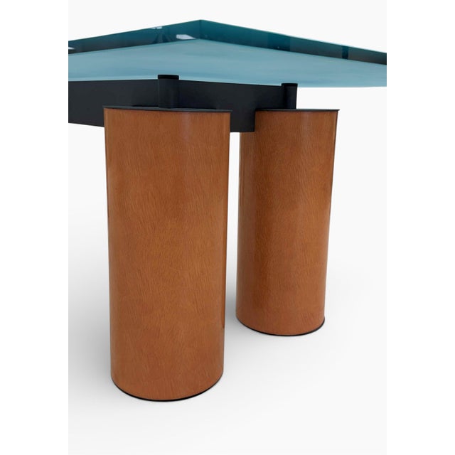 Metal 1980s Serenissimo Dining Table by Lella & Massimo Vignelli for Acerbis For Sale - Image 7 of 11