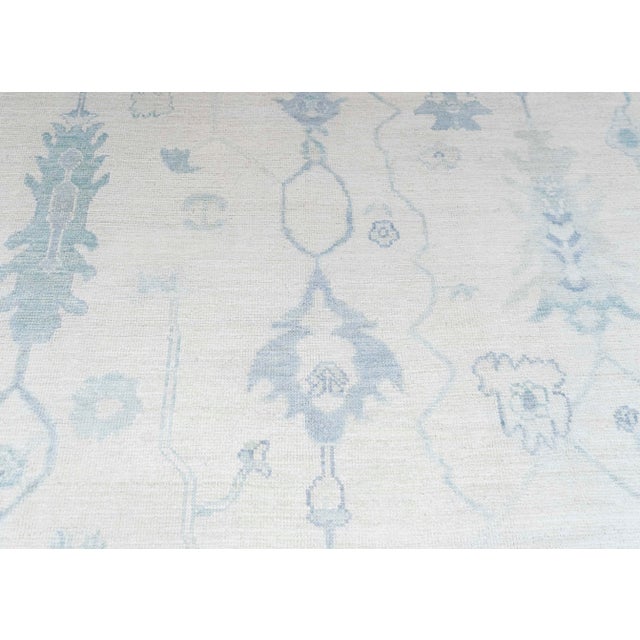 Turkish Oushak Rug 9'2" x 12'7" #20341 For Sale - Image 4 of 8