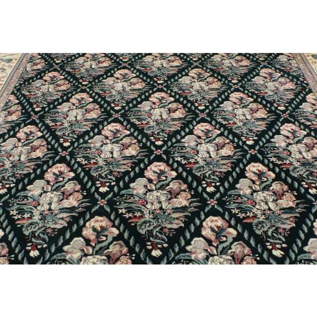 Vintage Chinese Garden Rug, 07'10 X 09'06 For Sale In Dallas - Image 6 of 6