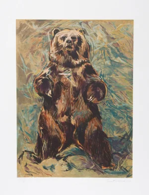 Everett Hibbard, Standing Bear, Lithograph
