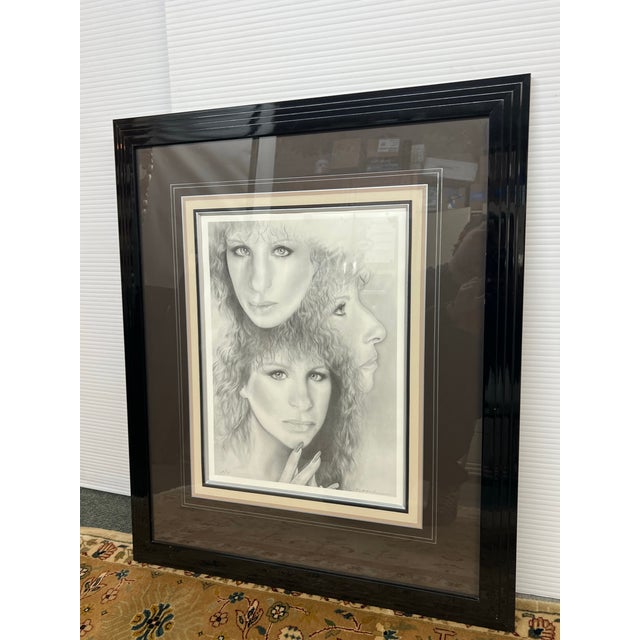 Design Plus Gallery presents an Artist Proof Portrait of Barbara Streisand by Moore. This piece shows three faces of the...
