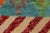 Textile Contemporary Balochi Blue/Beige Wool Rug - 4'0''x5'10'' For Sale - Image 7 of 11