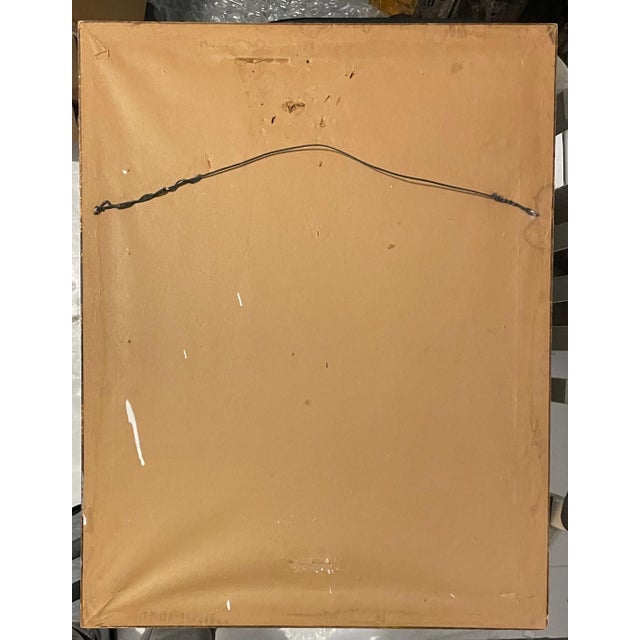 Mid 20th Century Chaim Gross, Rare Chaim Gross Watercolor Painting Manhattan Skyscrapers Train NYC WPA Artist, c.1920s For Sale - Image 5 of 5