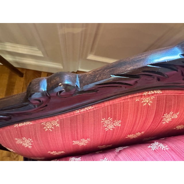 Terra Cotta Pair of Beacon Hill Bergere Chairs For Sale - Image 8 of 12