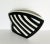 Postmodern 1990s John Bergen Studio Postmodern Black and White Ceramic Amorphous Vase For Sale - Image 3 of 9