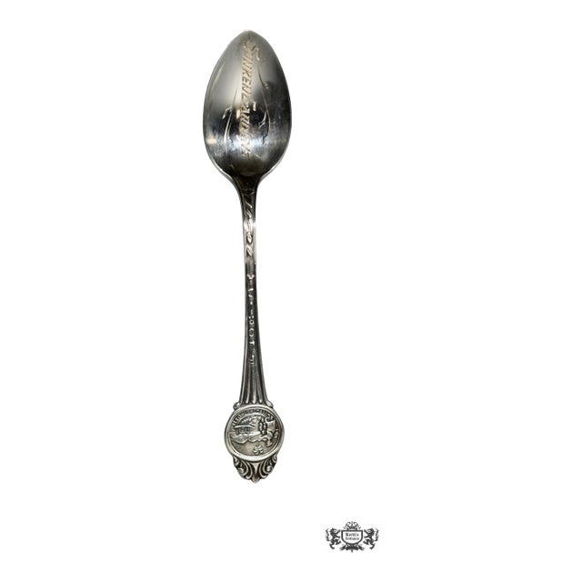 Antique Florida Sterling Silver Collectors Spoon For Sale