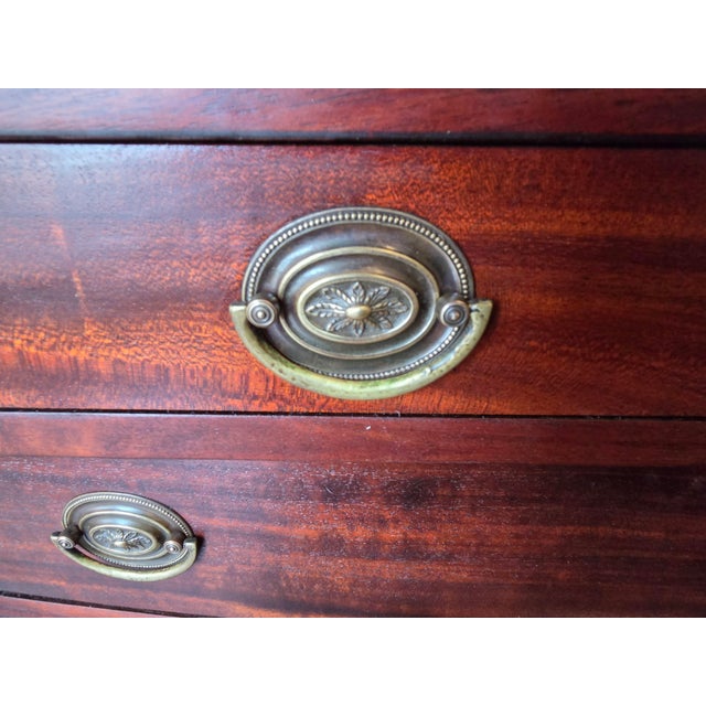 Spanish Revival Antique 1920s Spanish Colonial Spanish Revival Mahogany Secretary Desk For Sale - Image 3 of 15